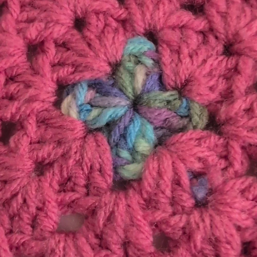 Colorful Crochet Blanket/Throw - Picture 6 of 7